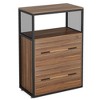 Resenkos File Cabinet, Filing Cabinet for Home Office, 2-Drawer File Cabinet, Letter/Legal / A4 Size Filing Cabinet with Lock,Brown - 3 of 4