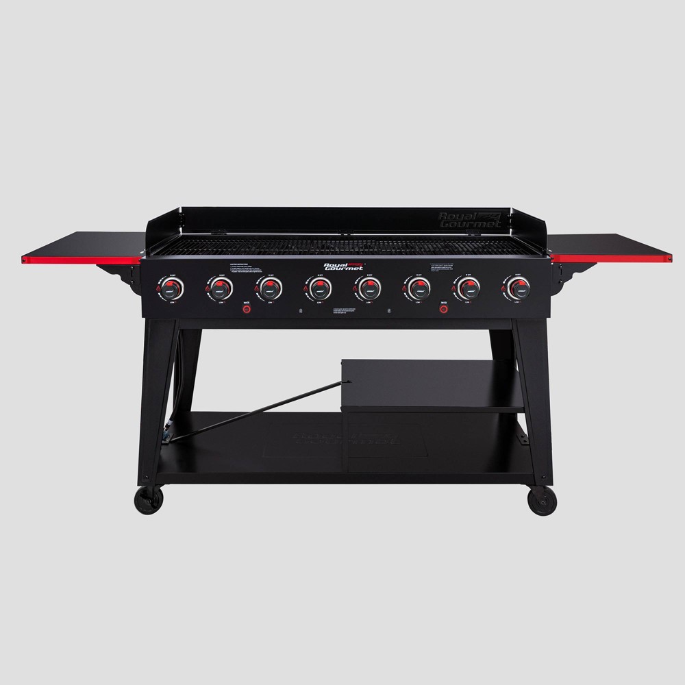 Photos - BBQ / Smoker Royal Gourmet 8-Burner Propane 104000 BTU Gas Grill Black