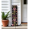HomeRoots 36" Black Gold And Pink Solid Wood Home Sweet Valentine's Day Porch Sign - 2 of 4