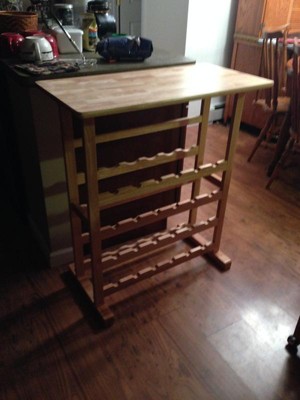 24-bottle Wine Rack Wood/beechwood - Winsome : Target