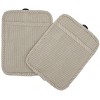Home Mart Goods Beige Heat Resistant Thick Soft Quilted Lining Kitchen Oven Pot Holders With Neoprene and Cotton Non-slip - 2 Pack - 4 of 4
