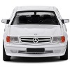 1990 Mercedes-Benz 560 SEC AMG WideBody Classic White 1/43 Diecast Model Car by Solido - 4 of 4