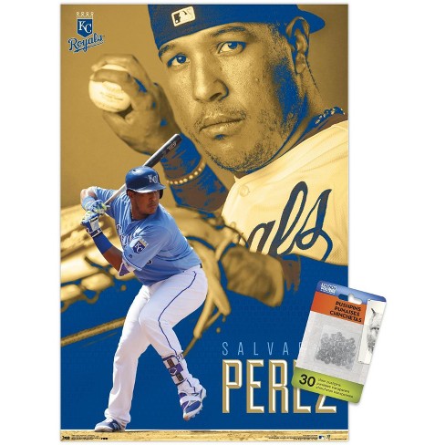 Trends International Mlb Kansas City Royals - Drip Helmet 22 Unframed Wall  Poster Print Clear Push Pins Bundle 22.375 X 34 : Target