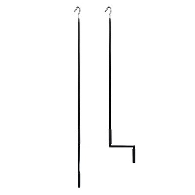 96" X 72" Outdoor Sunset Sunshades With Crank Sand Dollar Radiance