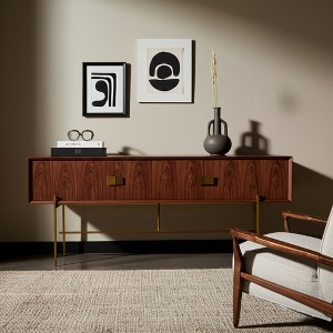 Decorative Object Metal Aluminum Eyewear-Shaped Sculpture with Textured Artisan Design - Modern Stylish Accent Decor - 1 of 4