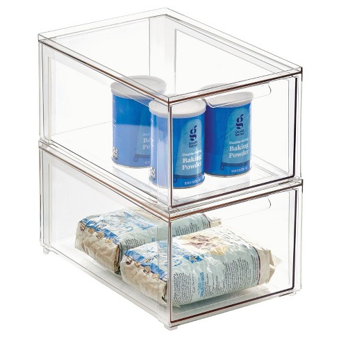 Mdesign Lazy Susan Kitchen Food Storage Organizer Bin - 6 Pack - Clear :  Target