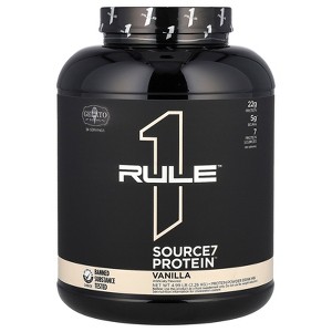 Rule One Proteins Source7 Protein Powder Drink Mix, Vanilla, 4.99 lb (2.26 kg) - 1 of 2