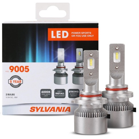 Sylvania 9005 Led Powersport Headlight Bulbs For Off-road Use Or Fog Lights  - 2 Pack : Target