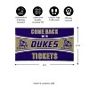 Evergreen Come Back with Tickets James Madison University 28" x 16" Woven PVC Indoor Outdoor Doormat - 2 of 4
