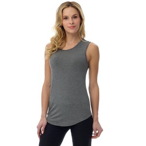Rekucci Women's Soft Jersey Knit Sleeveless Tank Top – Casual & Versatile Everyday Wear - 1 of 3