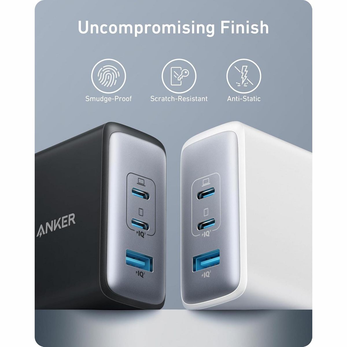 Anker Nano 100W MacBook Charger, 3-Port GaN USB, 1 Pack & 1 Cable, for MacBook Pro/Air, Pixelbook, ThinkPad, Dell XPS, iPad Pro, iPhone 17, Galaxy S23 - thumbnail 9