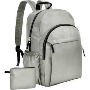 15.6"Travel Backpack Carry on, Water Resistant School Backpacks for Teens, College Back Pack Bookbag for Boys Girls, Work Backpacks for Women - 1 of 4