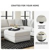Signature Design by Ashley Traditional Huntsworth Oversized Accent Ottoman, Dove Gray - 4 of 4