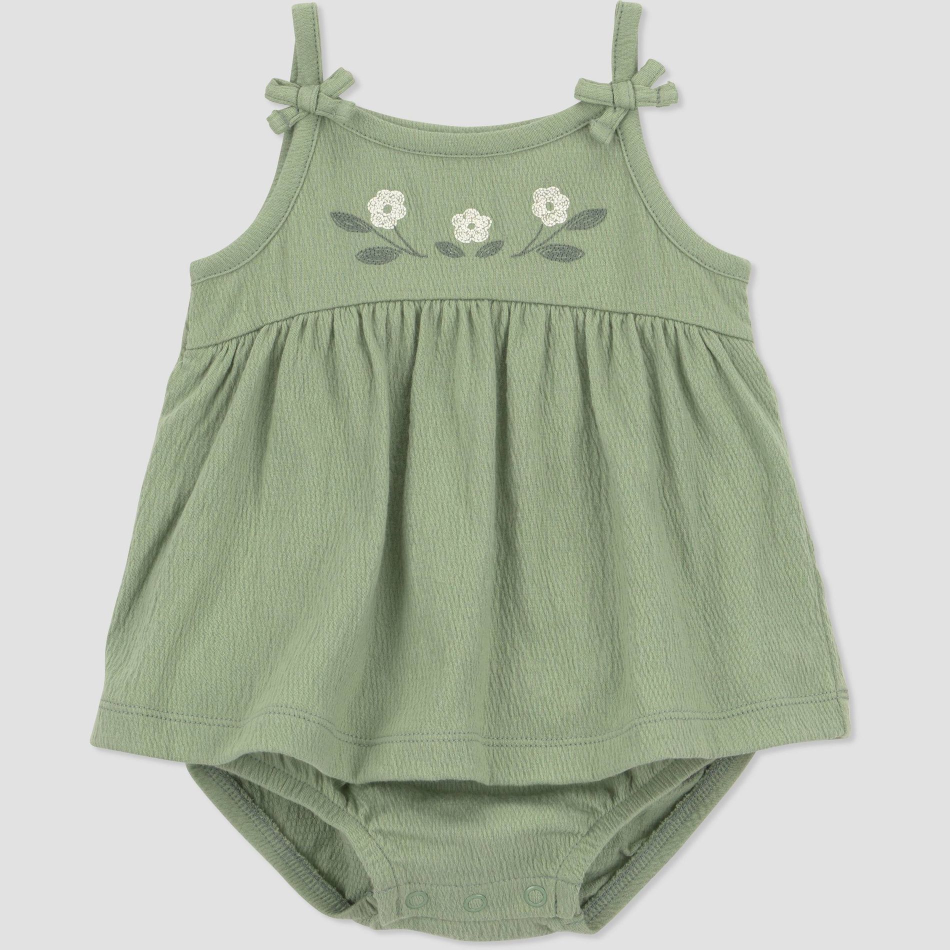 Carter's Just One You® Baby Girls' Flower Skirtall - Green