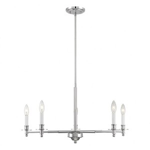 Savoy House Jasmine 5 - Light Chandelier in  Polished Nickel - 1 of 1