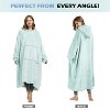 Catalonia Womens' Full Body Oversized Blanket Hoodie Sweatshirt, Extra Long Wearable Fleece Pullover, Gift for Women Wife Girlfriend - 3 of 4