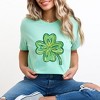 Simply Sage Market Women's Four Leaf Clover Watercolor Short Sleeve Graphic Tee - 2 of 4