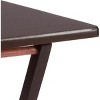 Racxily Set of 2 Indoor Single Folding TV Tray Table in Walnut L19 x W15 x H26inches. - 4 of 4