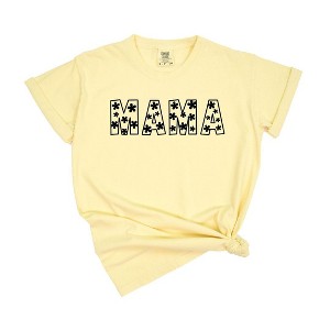 Simply Sage Market Women's Flower Mama Bold Short Sleeve Garment Dyed Tee - 1 of 3