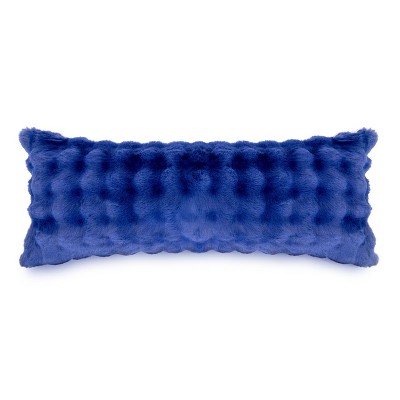 SquishPillow Deluxe Style Body Pillowcases Bubble Grid Navy