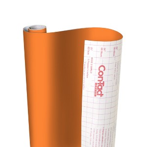 Con-Tact® Brand Creative Covering™ Adhesive Covering, Orange, 18" x 50 ft - 1 of 3
