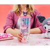 Silver Buffalo Sanrio Kuromi Iridescent 24-Ounce Carnival Cup With Lid and Straw Topper Charm - 4 of 4
