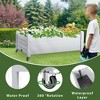 Mayeerty Freestanding Planter Box with 21Gal Capacity Of Potting Soil Include 3.3Gal Capacity of Water Storage Area - 4 of 4