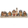 Casafield Pre-Lit Wooden Christmas Village - Traditional Winter Holiday Mantel and Tabletop Décor - 2 of 4