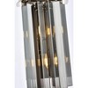 Elegant Lighting Sydney Collection Wall Sconce D:8in H:14in E:5in Lt:2 Matte Black Finish (Royal Cut Crystals) - 4 of 4