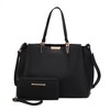 MKF Collection Kane Vegan Leather Women’s Satchel Bag with Wallet by Mia K - 2 of 4