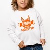 The Juniper Shop Candy Monster Horns Toddler Graphic Sweatshirt - 2 of 3