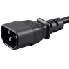 Monoprice Power Cord - 6 Feet - Black | IEC 60320 C14 to IEC 60320 C5, 18AWG, 10A, 3-Prong - 4 of 4