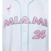 Stake F1 Kick Sauber Men's Miami GP Flamingo White Zhou Guanyu Baseball Jersey - 4 of 4