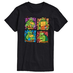 Men's - Teenage Mutant Ninja Turtles - TMNT Bricks Short Sleeve Graphic T-Shirt - 1 of 4