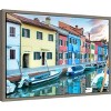 Amanti Art Bruano Canal Italy by Alan Blaustein Canvas Wall Art Print Framed 23 x 16-in. - 3 of 4