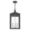 Livex Lighting Nyack 3 - Light Post Light in  Scandinavian Gray - 3 of 4