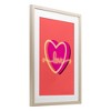 Stupell Industries Love Neon over Heart Framed Print Under Glass Art - 2 of 4