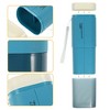 Unique Bargains Large Capacity Toothbrush Case with Cup Traveling Toothbrush Holders PP PE 7.87"x3.07"x2.28" 1 Pcs - 3 of 4