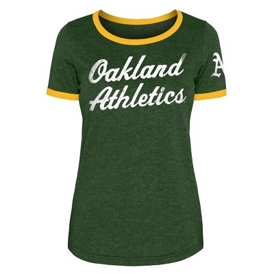MLB Oakland Athletics Women's Bi-Blend Heather T-Shirt