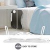 PAGED Portable Folding Table Modern Computer Desk with Phone Slot, Pencil Slot and Cup Holder, Bedside Office Desk for Kids and Adults - 3 of 4
