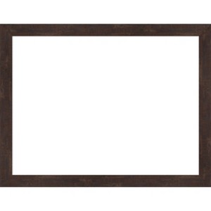 Amanti Art Fresco Dark Walnut Framed Dry Erase Magnetic Board - 1 of 4