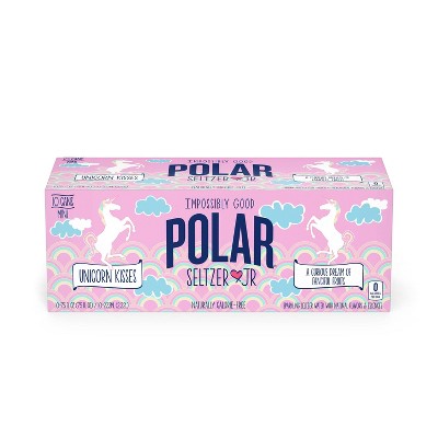 Polar Jrs Unicorn Kisses Sparkling Water - 10pk/7.5 fl oz