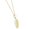Pompeii3 14k White or Yellow Gold Gold Confirmation Medal Pendant Necklace 14.5mm Tall - 2 of 4