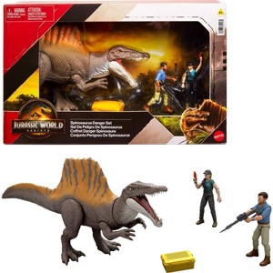 Jurassic World Rebirth Storypack with Exclusive Spinosaurus, 2 Human Figures & Accessories - 1 of 4