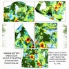 LA LEELA Mens Hawaiian Shirts Short Sleeve Button Down Shirt Men's Casual Shirts Holiday Tropical Beach Party Shirts for Men - 4 of 4