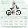 Costway 12"/14"/16"/18" Kid’s Bike with Training Wheels Adjustable Handlebar & Seat Handbrake Black/Pink/Silver - 3 of 4