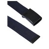 Unique Bargains Neutral Canvas No Holes Slide Buckle Adjustable Waist Belt 1 Pc - 3 of 4