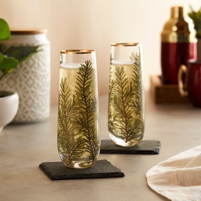 Twine Woodland Champagne Flutes - Thumbnail 5