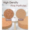Itopfox Cork Trivet Set of 4, Heat Resistant Coasters for Hot Dishes, Pots and Pans, Durable Cork Placemats and Hot Pads for Kitchen and Dining - 4 of 4