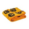 Kate Aurora Halloween Black & Orange Oversized Jack O' Lanterns Ultra Soft & Plush Throw Blanket - 50 in. W x 70 in. L - 2 of 3